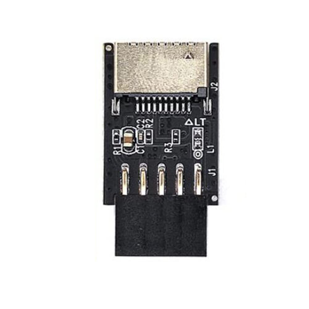 Vrttlkkfe Motherboard USB2.0 9Pin to TYPE-C A-KEY Front Connector Converter USB3.2 TYPE-E Interface Header Extender Card