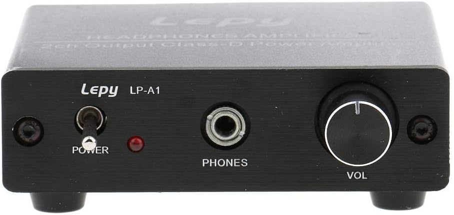 DollaTek LEPY LP-A1 Hi-Fi Stereo Audio Headphone Amplifier 2 Channel output Class D Power, Black/White - Image 4