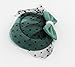 Women's Fascinators Hat Pillbox Hat Cocktail Party Hat with Dot Veil Bowknot Hair Clip, Green, One Size