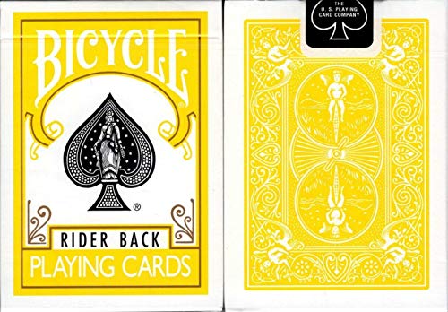 1 Deck of Bicycle Yellow Rider Back Playing Cards (Yellow) Standard Poker Size - //medicalbooks.filipinodoctors.org