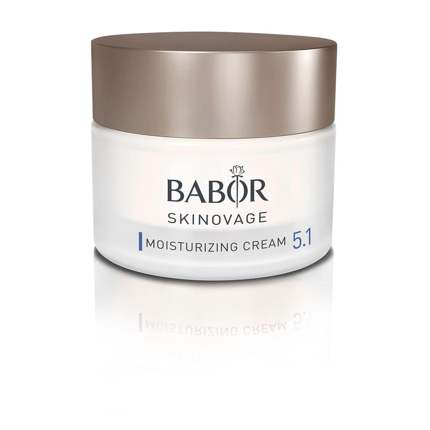 BABOR Skinovage Moisturizing Cream, Hydrating Hyaluronic Acid Moisturizer, Hydrating Face Cream that Protects Skin's Moisture Barrier for Normal to Dry Skin, 24 Hour Moisture, Non-Comedogenic