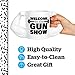BigMouth Inc Welcome to the Gun Show Coffee Mug - Funny Coffee Mugs for Dad - Great Gag Gift and Gifts for Gym Lovers