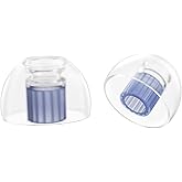 SpinFit W1 for IEM - L - Patented Medical-Grade Silicone Ear Tips, Double W-Shaped Tube Core, More Stability