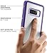 SUPCASE Unicorn Beetle Style Case Designed for Galaxy Note 8, Premium Hybrid Protective Clear Case for Galaxy Note 8 2017 Release (Purple)