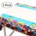 Baby Table Cover Party Supplies Decorations - Baby Shower Birthday Table Décor Cloth Plastic Covers (2 Pcs)