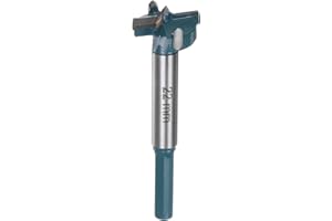 HARFINGTON Forstner Drill Bit 22mm (7/8") Carbide Forstner Bits Wood Hinge Hole Opener Cutter with Hex Shank for Woodworking 