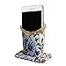 Smart Essentials Upright Floral Eyeglasses Holder Stand Soft Plush Lining Case Rest For Desktop Car