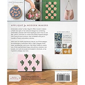 Simply Stitched with Appliqué: Embroidery Motifs and Projects with Linen, Cotton and Felt