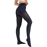 NURCOM Medical Compression Pantyhose for Women & Men,15-20 mmHg Graduated Support Tights, Opaque Closed Toe Waist High Compression Stockings for Varicose Veins, Edema, Poor Circulation, Post Surgery