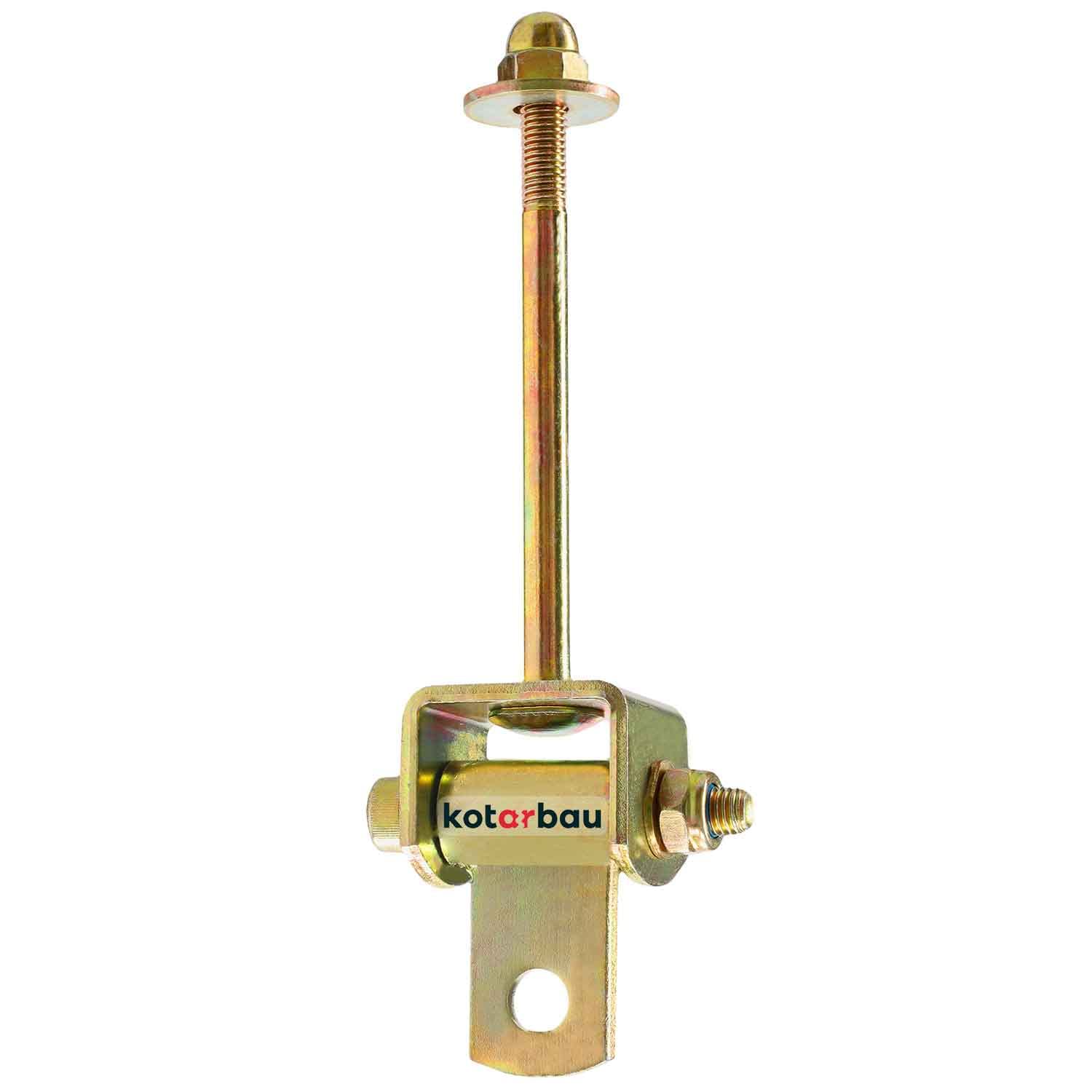 KOTARBAU Swing Hook 118 mm Hinge Bearing Play Equipment Hammock Attachment Swing Hook Galvanised Steel Gold