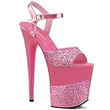 Pleaser Flamingo-809-2G Platform Sandals, Pink