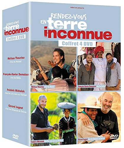 Rendez-vous en terre inconnue - Coffret : Frédéric Michalak + Gérard Jugnot + François-Xavier Demaison + Mélissa Theuriau - Pack
