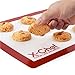 X-Chef Silicone Baking Mats Sets of 3, Silicone Sheets for Cookie Baking Cooking Mat Liner Reusable Non-Stick FDA Approved for Oven Cookie Bread Cutting Board (16.5 X 11.6 inch)