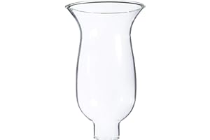 B&P Lamp® Royal Craft 1 5/8" X 8 1/4" Clear Hurricane Shade