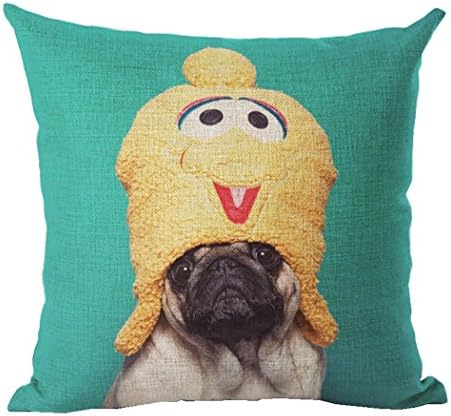 Lovely Dog Cushion Cover For Sofa Pillow Car Chair Home Decor Pillow Case (No.11)