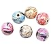Souarts Multicolor Acrylic Round Ball Loose Beads 8mm Pack of 300pcs