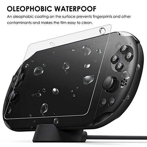 SNNC PlayStation Vita 2000 Screen Protector Anti-Scratch Tempered Glass Film Shield Games Console Joy Con Accessories Case For PSV2000