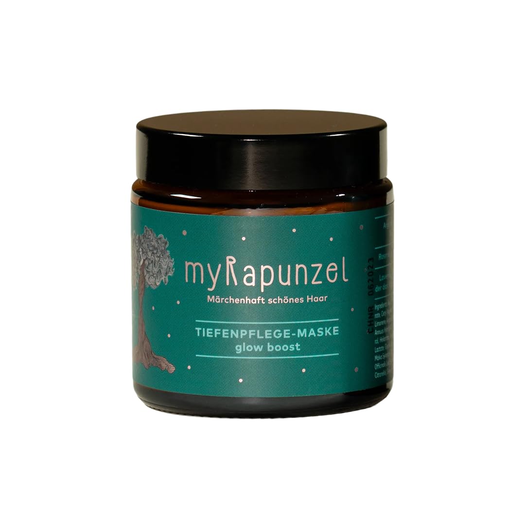 myRapunzel 100 ml deep care mask, 100% natural and vegan, with lavender and rosemary, without silicone, parabens, sulphates and animal testing, without chemicals, gives more volume, made in Austria