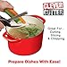 Clever Cutter 2-in-1 Knife & Cutting Board- Quickly Chops Your Favorite Fruits, Vegetables, Meats, Cheeses & More in Second, Replace your Kitchen Knives and Cutting Boards