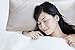 Bamboo By Relax Home Life-Medium Firm Bamboo Pillow With Shredded Memory Foam and Stay Cool Removable Cover (Queen)