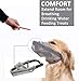 Crazy Felix Nylon Dog Muzzle for Small Medium Large Dogs Dachshund Beagle Poodle Labrador, Air Mesh Breathable and Drinkable Pet Mouth Guard for Anti-Biting Chewing Scavenging(M, Grey)