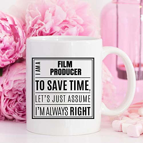 Film Producer Coffee Mug 11 oz - I Am A Film Producer. I'm Always Right - Film And Television Producer, Film and Music Producers Mug - Film & TV Producer Unique Coffee Mug - Film Producer Mug - Thumbnail 4
