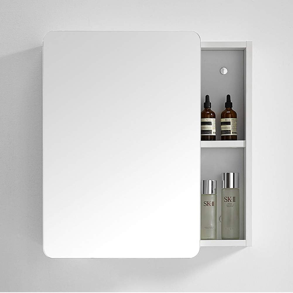 SXFYZCY Nordic bathroom mirror cabinet, simple wall-hung vanity washbasin bathroom mirror cabinet