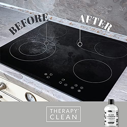 Therapy Glass Stove Top Cleaner Kit Natural Glass Cooktop Cleaner