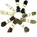 YFINE 39 Inch Round Waxed Dress Shoes Shoelaces Boots Shoe Laces Beige (2 Pair)