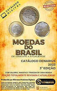 Livro Catálogo Denarius de Moedas do Brasil edição 2023