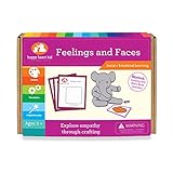 Feelings and Faces - Educational Craft to explore Emotions for Preschoolers Ages 3-6 years - Social Skill Games for kids