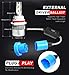 LASFIT LS 9007/HB5 LED Headlight Bulbs-Flip Chips-90W 10000LM 6000K-Dual Hi/Lo Beam Bulbs-2 Yr Warranty