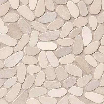 Msi Stone Smot Peb Sliced Pebble Earth Pattern Tile With Tumbled