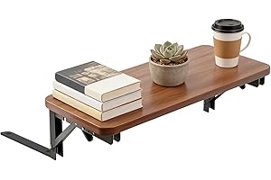 Bedside Shelf for Bed, Foldable Nightstand Storage Tray, Nightstand Decor Floating Desk, for Apartment Rental College School 