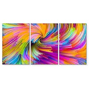 3 Piece Canvas Wall Art for Living Room Bedroom Home Artwork Gorgeous Petard Paintings Ready to Hang - 16"x24" x 3 Panels