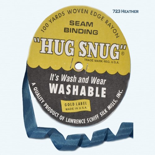100yds 1/2" Schiff Seam Binding Hug Snug Ribbon Color Heather #723