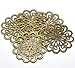 20PC Antique Bronze Filigree Flower Wraps Connectors Embellishments Findings ...
