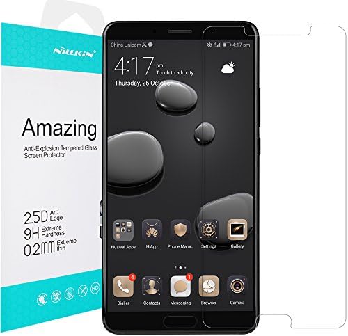 Huawei Mate 10 Screen Protector, Nillkin [H+Pro] Tempered Glass 0.2mm Ultra Thin 2.5D Round Edges High Clarity 9H Screen Hardness Anti-fingerprints Glass Screen Protector for Huawei Mate 10 (2017)