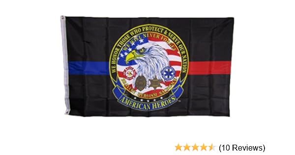 Amazon Com 3x5 First Responders Police Fire Ems Sheriff Patrol