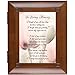 In Loving Memory In My Heart Woodgrain Bereavement Remembrance Keepsake Box with Comfort Cards