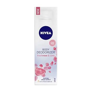 NIVEA Deodorizer, Fresh Rose & Care Deodorant, Gas Free, Women, 120ml