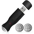 CT-ENERGY USB Lithium Coin Button Cell Battery Charger with Rechargeable CR2032 Batteries 2 Pack 3.6V Lir2032 Battery for Air Tag