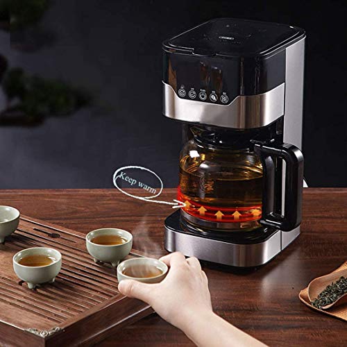 DSY Filterkaffeemaschine, 1,5L Kaffeemaschine 24H Programmierbarer Smart Tropte Kaffeebrauer Mit Lcd-Display-Glas… – Bild 6
