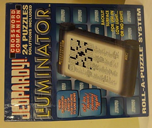 Jeopardy 24 Crossword Puzzles ~ The Luminator ~ Roll A Puzzle System
