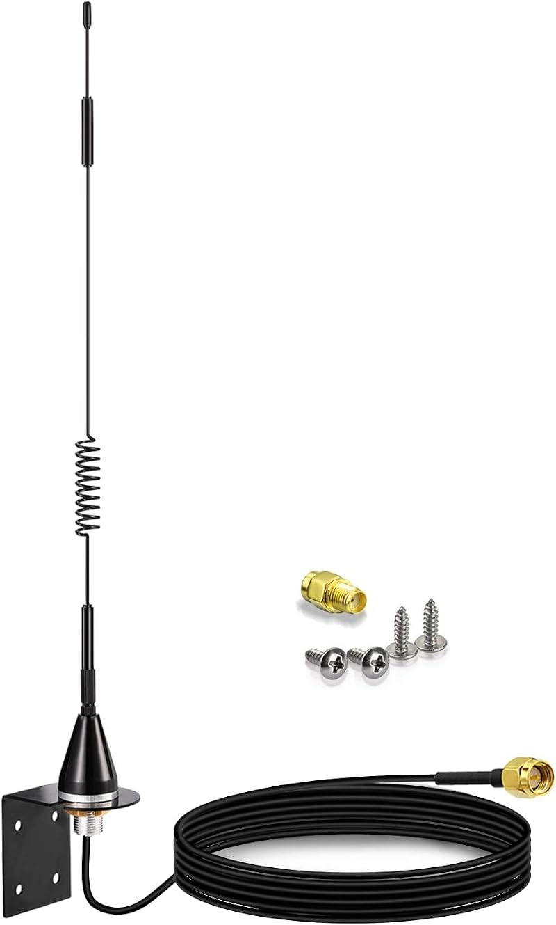 Bingfu 868MHz 2dBi SMA Male LoRa Gateway Antenna Outdoor Fixed Mount for Helium