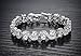 Opk Jewelry Platinum Plated Cubic Zirconia bracelet For women Wedding Jewelry