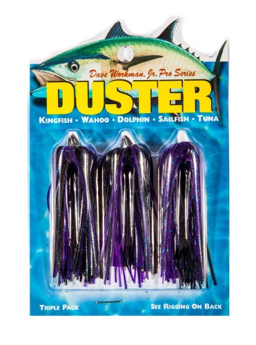 Boone-Duster-Lures-Pack-of-3-PurpleBlackBlue-Sparkle Boone-Duster-Lures-Pack-of-3-PurpleBlackBlue-Sparkle