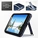 Lumia 650 Case - Terrapin Microsoft Lumia 650 Cover - Full Body Shock Resistant Armor Case - High-Tech Look - Dual Layer - Kickstand - Dark Blue