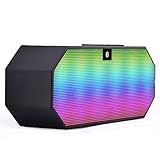 Ecandy Wireless Bluetooth Speaker with LED ,FM Stereo/Phone Answering/Micro SD Card Input/Line Input. ultra-small size ,Powerful Sound Speaker,Hand-free Calls w/microphone for hands-free speaker phone calling,video chat,Skype,Portable Speaker for Iphone 6,5s,4s,Samssung Galaxry S3 S4 S5 Note 2,3,4,LG ,HTC ,Kindle Fire ,Most Android Phones and other Enabled bluetooth devices (Black)