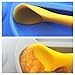 Tots R Us 4 Pack Soft Baby Weaning Spoons. Easy Grip Silicone Bendable Tips. Supports Baby Led Weaning Self Feeding, Encourages Independent baby and toddler feeding